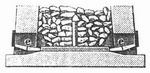 Fig. 3. Beschickung. Fig. 1–3. Kalkofen für periodischen Betrieb.