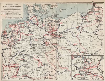 Deutschland's Schiffahrtstrassen.