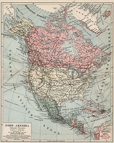 Nord-Amerika. Politische Übersicht.